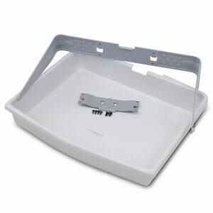 Ergotron SV Front Tray - 5.90 kg Load Capacity - Easy to Install - Plastic, Steel - White, Grey