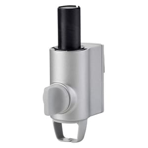 AWM-LC channel clamp - connects arms to posts & wall channels - elegant finish - Silver