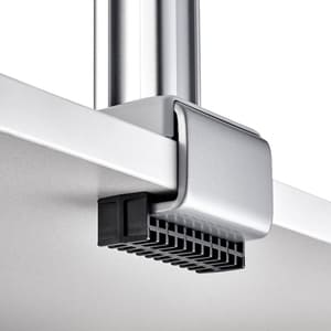 AWM-FC-S c-clamp desk fixing - top mount - Silver