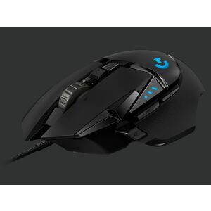 Logitech HERO G502 Gaming Mouse - USB - Optical - 11 Button(s) - Black - Cable - 16000 dpi - Scroll Wheel - Right-handed