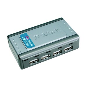 Hub USB D-Link DUB-H4 - USB - Externe - 4 Total de ports USB - 4 Port(s) USB 2.0 - Mac