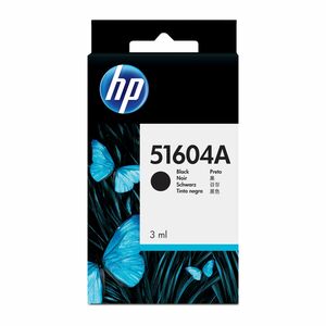 HP 51604A (51604A) Original Inkjet Ink Cartridge - Single Pack - Black - 1 Each - 3 mL - 500000 Characters