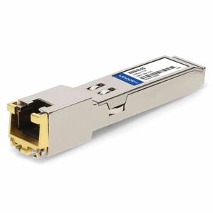 AddOn SFP (mini-GBIC) - 1 x RJ-45 10/100/1000Base-TX LAN - 1 - TAA Compliant - For Data Networking - Twisted PairGigabit E