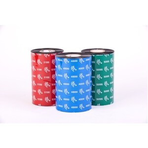 RESIN RIBBON 220MMX300M (8.66INX984FT) 4800 STANDARD 25MM (1IN) CORE