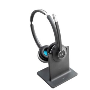 Cisco 562 Kabellos Kopfbügel Stereo Headset - Binaural - Ohraufliegend - 48 kHz Frequenzgang - 9144 cm Reichweite - DECT -