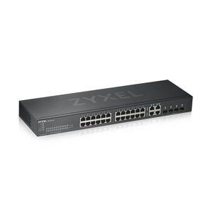 ZYXEL GS1920 GS1920-24V2 24 Ports Manageable Ethernet Switch - 4 Layer Supported - Modular - 4 SFP Slots - Twisted Pair, O