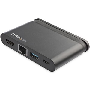 StarTech.com USB Type C Docking Station for Notebook, Monitor - 100 W - 3 x USB Ports - 3 x USB 3.0 - USB Type-C - Network