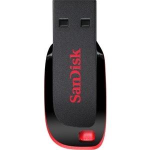 SanDisk Cruzer Blade 64 GB USB 2.0 Flash Drive - Blue - 128-bit AES