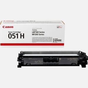Canon 051H Original High Yield Laser Toner Cartridge - Black Pack - 4100 Pages