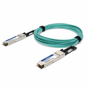 AddOn 1 m Fibre Optic Network Cable - 1.0 - TAA Compliant - Cable for Network Device - First End: 1 x QSFP+ Network - Seco