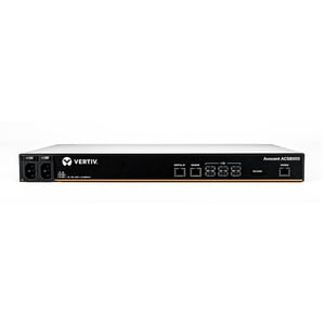 VERTIV ACS ACS8008MDAC-404 Device Server - 1 GB - DDR3 SDRAM - Twisted Pair, Optical Fiber - 2 x Network (RJ-45) - 8 x USB