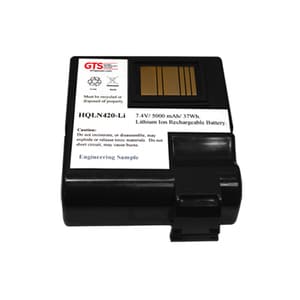 GTS HQLN420-LI Battery - Lithium Ion (Li-Ion) - For Mobile Printer - Battery Rechargeable - Proprietary Battery Size - 7.4