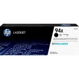 HP 94X Original Laser Toner Cartridge - Black - 1 Each - 2800 Pages