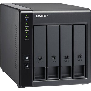QNAP TR-004 4 x Total Bays DAS Storage System Desktop - Serial ATA/600 Controller - RAID Supported - 0, 1, 5, 10, JBOD RAI