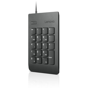 Lenovo Keypad - Cable Connectivity - USB Interface - Black - 17 Key(s) - Notebook, Tablet - PC
