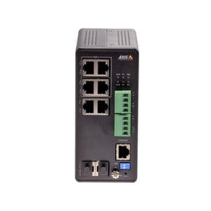 AXIS T8504-R PoE Injector - TAA Compliant - 54 V DC, 57 V DC Input - 2 x 10/100/1000Base-T, 2 x SFP Input Port(s) - 4 x 10