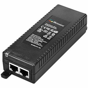 Microchip Single Port, High Power Gigabit Midspan, 802.3at Compliant,with power cord - 120 V AC, 230 V AC Input - 55 V DC 
