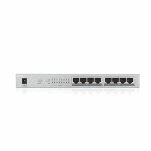 ZYXEL GS1008HP 8 Ports Ethernet Switch - Gigabit Ethernet - 10/100/1000Base-T - 2 Layer Supported - 72 W Power Consumption