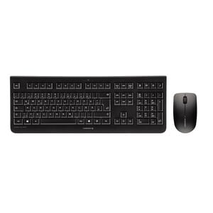 Clavier et souris CHERRY DW 3000 - Français - USB Sans fil RF - 105 Touches - USB Sans fil RF - Optique - 1200 dpi - Roule