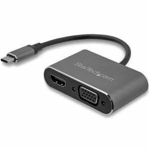 StarTech.com Video Adapter - 1 Each - 1 x 24-pin USB Type C - Male - 1 x 19-pin HDMI 2.0 Digital Audio/Video - Female, 1 x