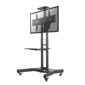 Neomounts - Carrello per monitor da 32" a 75", regolabile in altezza, portata 45Kg. VESA max 600x400