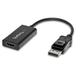StarTech.com DisplayPort to HDMI Adapter, 4K 60Hz HDR10 Active DisplayPort 1.4 to HDMI 2.0b Converter, Latching DP Connect