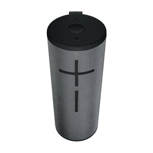 Logitech BOOM 3 Tragbar Bluetooth Lautsprechersystem - Grau - 90 Hz bis 20 kHz Frequenzgang - 360° Circle Sound, Surround 