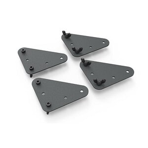 Heckler Design Mounting Adapter Kit for Display Stand, Cart, LCD Display - Black Gray - 200 x 200, 200 x 300, 200 x 400, 3