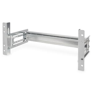 Digitus 482,6 mm (19“)-Rack-Mount DIN Rail Panel, 4HE. Material: Galvanisiertes Stahl, Produktfarbe: Silber