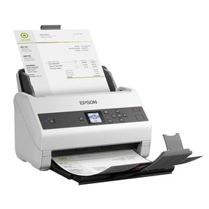 Epson WorkForce DS-870 Flatbed Scanner - 600 dpi Optical - 30-bit Color - 30-bit Grayscale - 65 ppm (Mono) - 65 ppm (Color