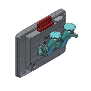 RAM MOUNT DOUBLE 1.5IN VESA 75 RAM DOUBLE ARM 150MM