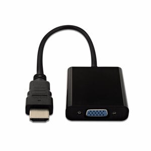 V7 CBLHDAVBLK-1E 10 cm HDMI/VGA Video Cable - V7 Black Video Adapter HDMI Male to VGA Female RoHS,CE,WEEE , HDMI cable con
