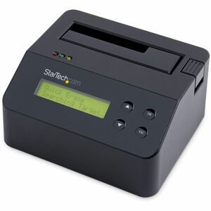 StarTech.com Hard Drive Eraser, Standalone HDD/SSD Sanitizer, 4Kn, Secure Erase Hard Disk Wiper Dock, Hardware Erasing Too