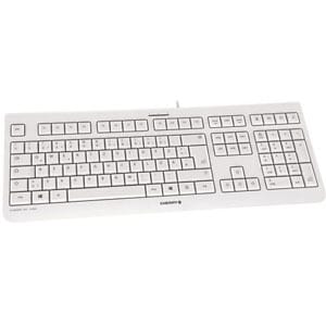 CHERRY KC 1000 Tastatur - Kabel Konnektivität - USB Schnittstelle - Deutsch - Hellgrau - 105 Taste(n) - Rechner, E-Mail, I
