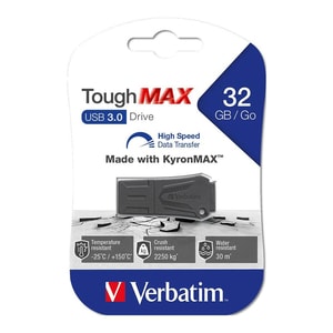 Verbatim ToughMAX 32 GB USB 3.0 Flash Drive - Lifetime Warranty