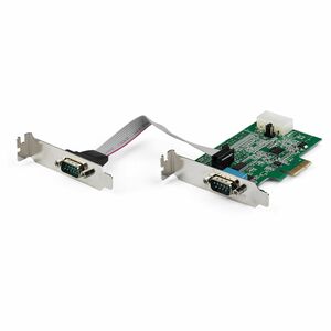 StarTech.com Serial Adapter with 16950 UART - Low-profile Plug-in Card - 1 - TAA Compliant - PCI Express x1 - PC, Linux - 