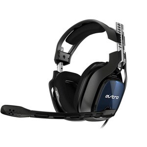 Astro A40 TR Wired Over-the-head, On-ear Stereo Gaming Headset - Black, Blue - Binaural - Open - 48 Ohm - 20 Hz to 20 kHz 