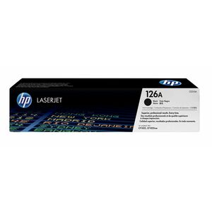 HP 126A (CE310A) 原版 标准 产出 激光 碳粉盒 - 单包 - 黑 - 1 每台