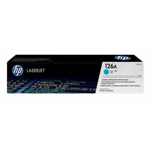 HP 126A (CE311A) 原版 标准 产出 激光 碳粉盒 - 单包 - 青色 - 1 每台 - 1000 页