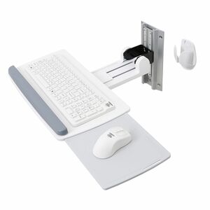 Ergotron Neo-Flex 壁挂式安装座 用于 键盘 - 白 - 2.27 kg 承载量