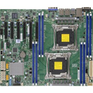 Supermicro X10DRL-i 服务器主板 - Intel C612 芯片组 - LGA 2011-v3插座 - ATX - 512 GB DDR4 SDRAM 最大内存 - 8 x 内存插槽 - Gigabit Ethernet - 