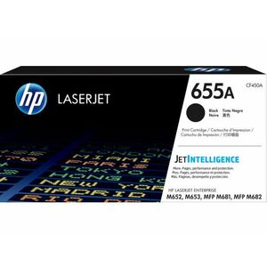 HP 655A (CF450A) 原版 激光 碳粉盒 - 黑 - 1 每台