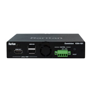 Raritan Dominion KX IV-101 KVM Switchbox - 1 Computer(s) - 1 Local User(s) - 4096 x 2160 - 1 x Network (RJ-45) - 3 x USB -