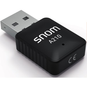 Snom A210 Wi-Fi Adapter für IP-Telefon - IEEE 802.11ac - USB 2.0 - 433 Mbit/s - 2,40 GHz ISM - 5 GHz UNIIExtern