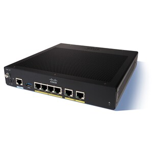 Cisco C921-4PLTEGB 1 SIM Ethernet, ADSL2, VDSL2+, Mobilfunk Modem/Wireless Router - 4G - LTE 800, LTE 2100, LTE 700, LTE 9