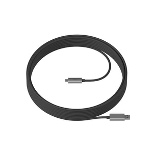 Logitech 10 m USB/USB-C Cabo de transferência de dados - Cable for Fonte de alimentação, Torneira, Câmara, Dispositivo per