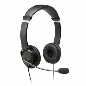 Kensington Classic 3.5mm Headset with Mic - Stereo - Mini-phone (3.5mm) - Wired - Over-the-head, On-ear - Binaural - Circu