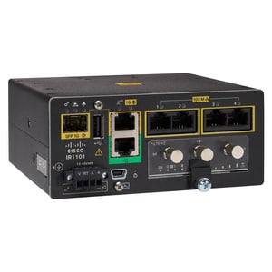 Cisco IR1101 Router - 5 Anschlüsse - 5 RJ-45 Port(s) - Management-Port - 2 - Gigabit-Ethernet - Wandmontierbar