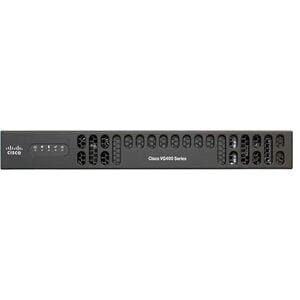 Cisco VG400-2FXS/2FXO VoIP Gateway - 2 x RJ-45 - 2 x FXS - 2 x FXO - USB - Gigabit Ethernet - 1 x Expansion Slots - Rack-m