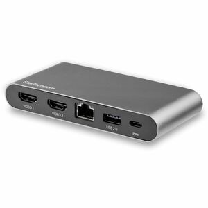USB-C MULTIPORT ADAPTER - DUAL-MONITOR - WINDOWS - USB-C TO DUAL 4K HDMI ADAPTER - 2X USB-A PORTS - 100W PD 3.0 - GBE